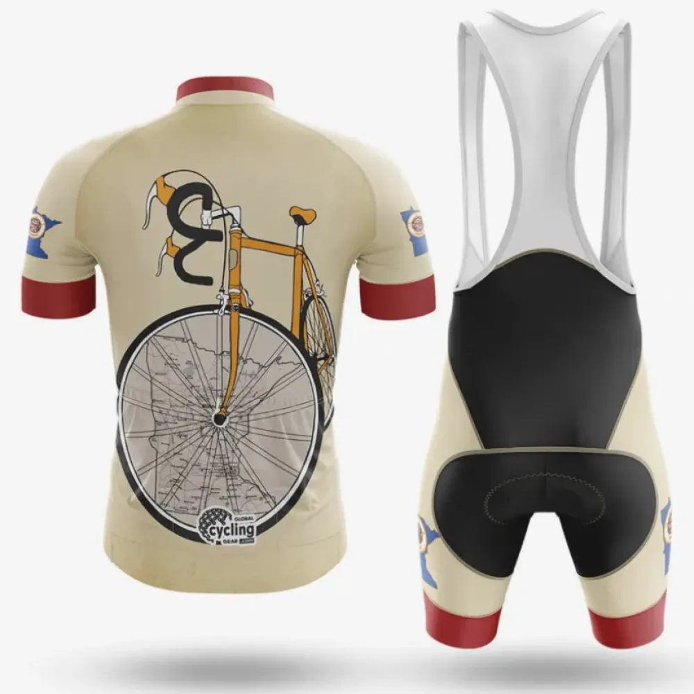 Minnesota Riding Club Long Sleeve Cream/Red/Gold