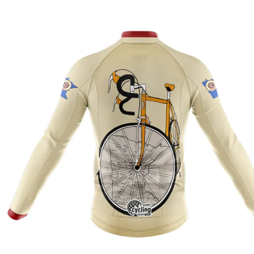 Minnesota Riding Club Long Sleeve Cream/Red/Gold