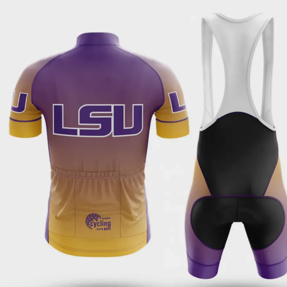 LSU Tigers Gradient Cycling Bibs //
