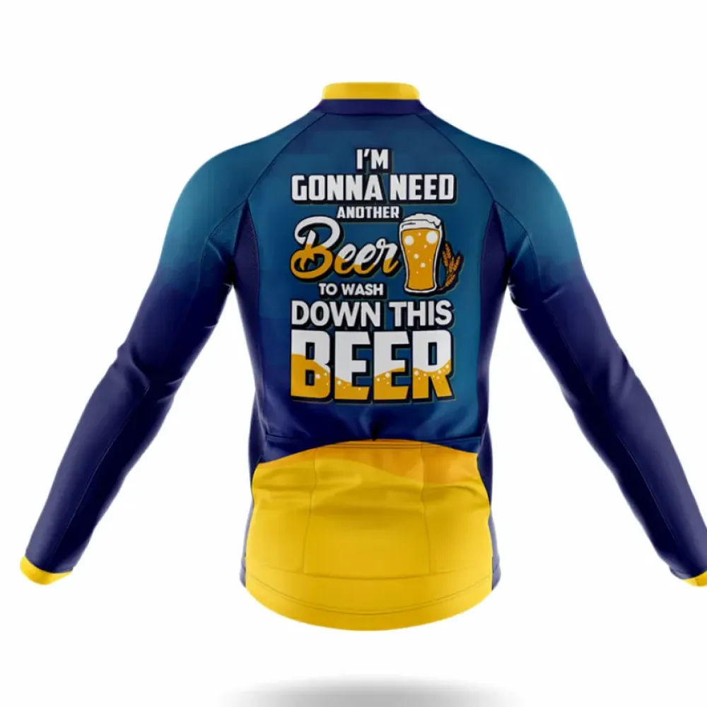 American Beer Cycling Kit Full Set Navy/Yellow/White