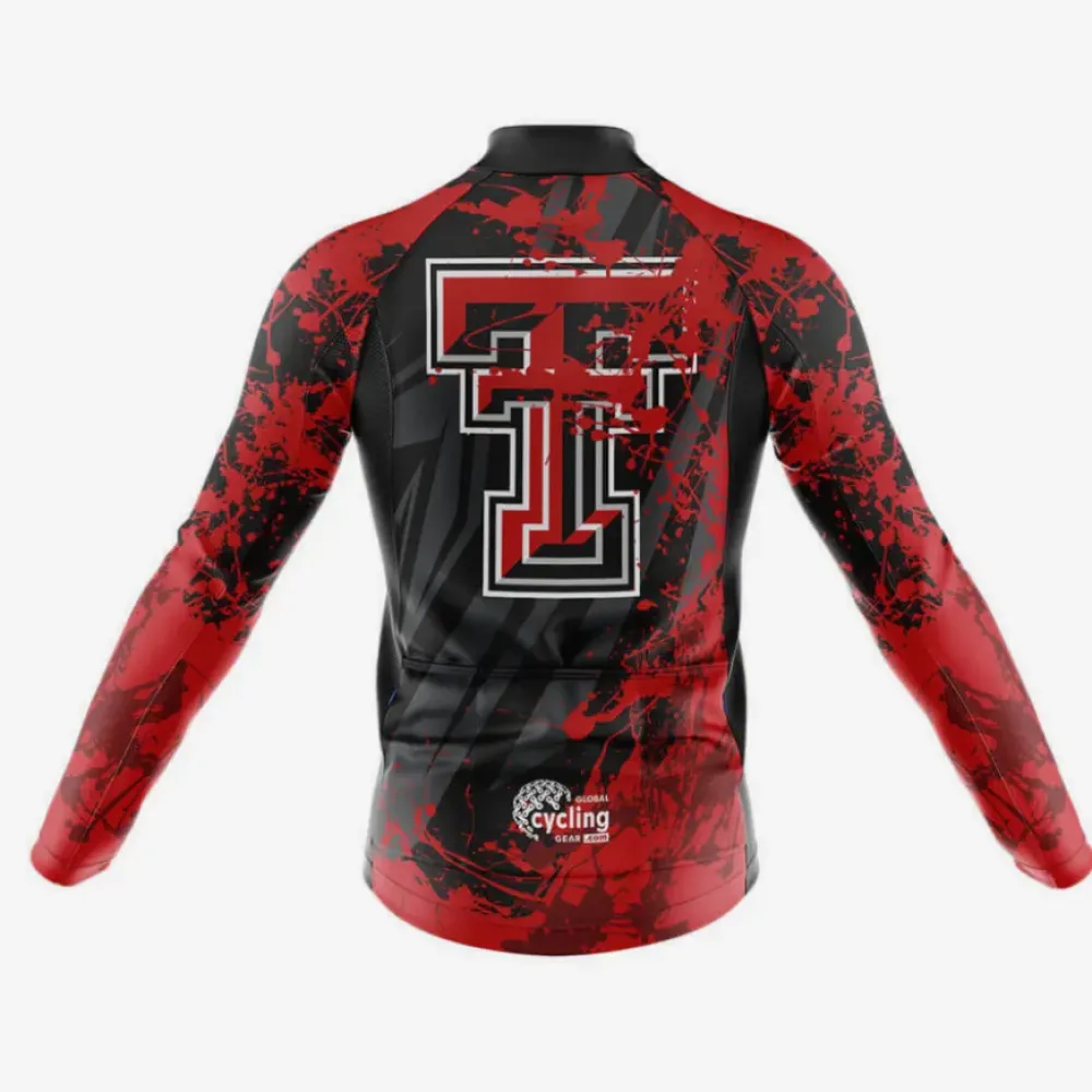 Texas Tech University Cycling Jersey Black/Red/Grey