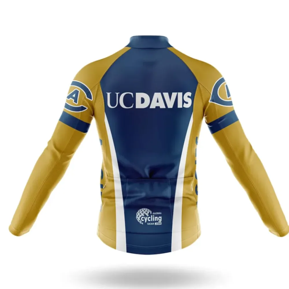 University of California Davis Cycling Kit Full Set Navy/Gold/White