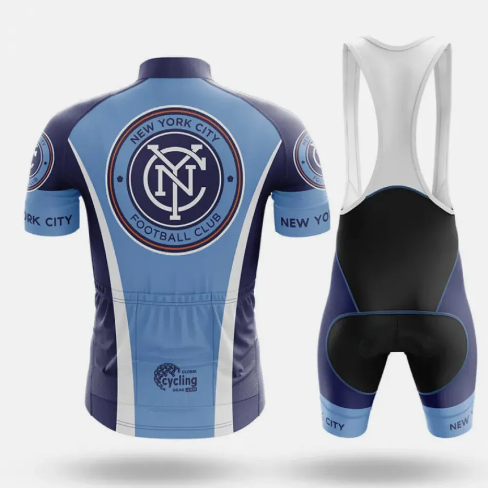 New York City FC Cycling Kit Full Set Blue/White/Navy