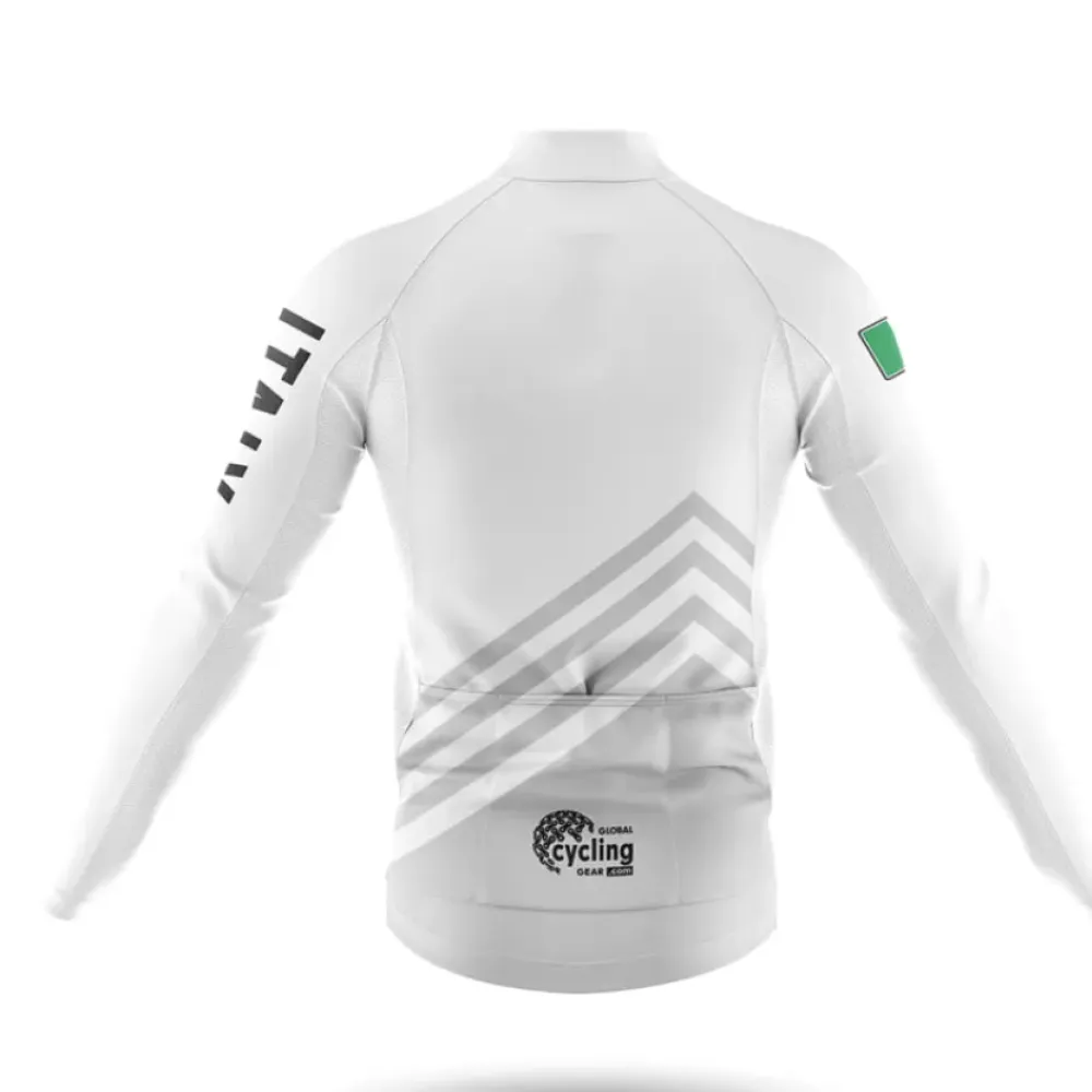Italy S5 Cycling Kit Full Set White/Grey/Black