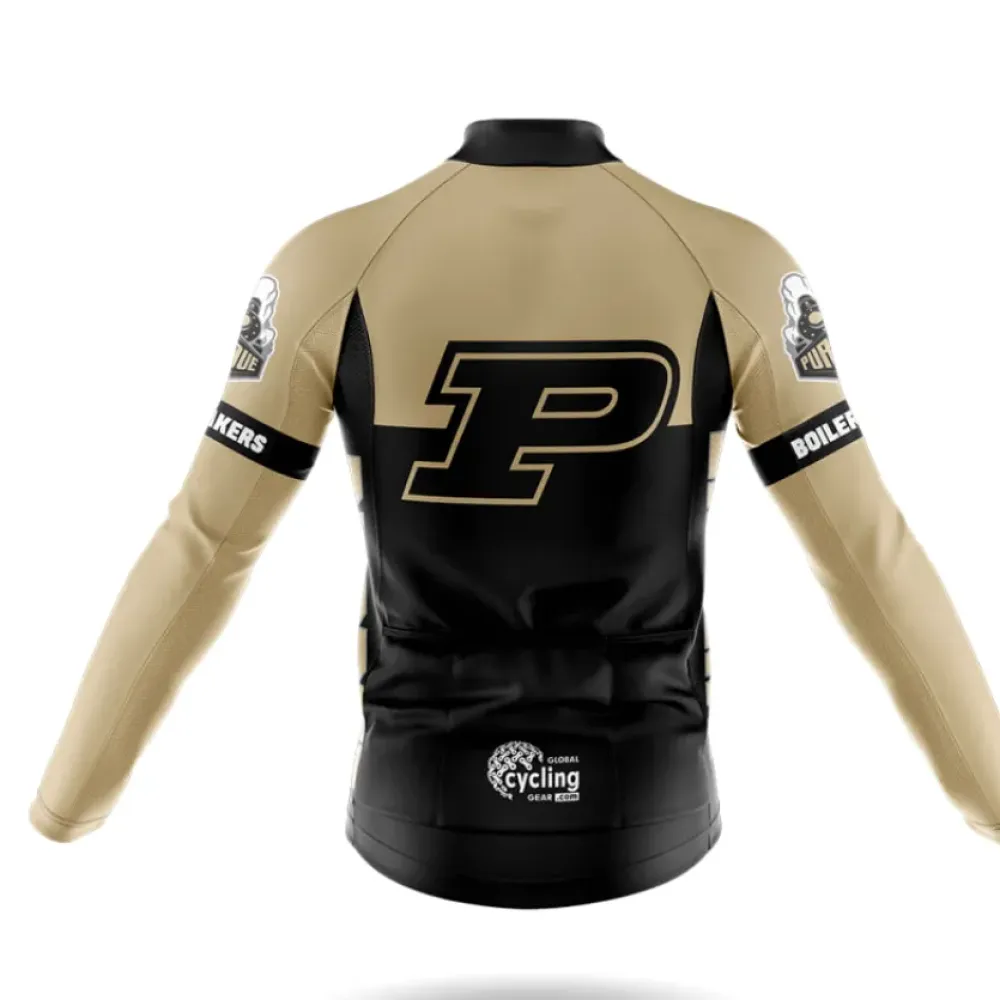 Purdue University Cycling Jersey Ver.2 Gold/Black/Grey