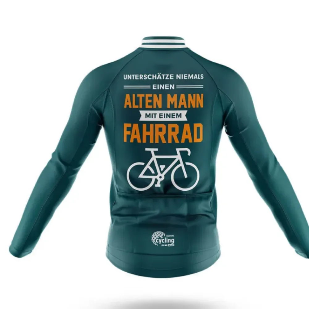 Cycling Bibs Alten Mann White/Teal/Black