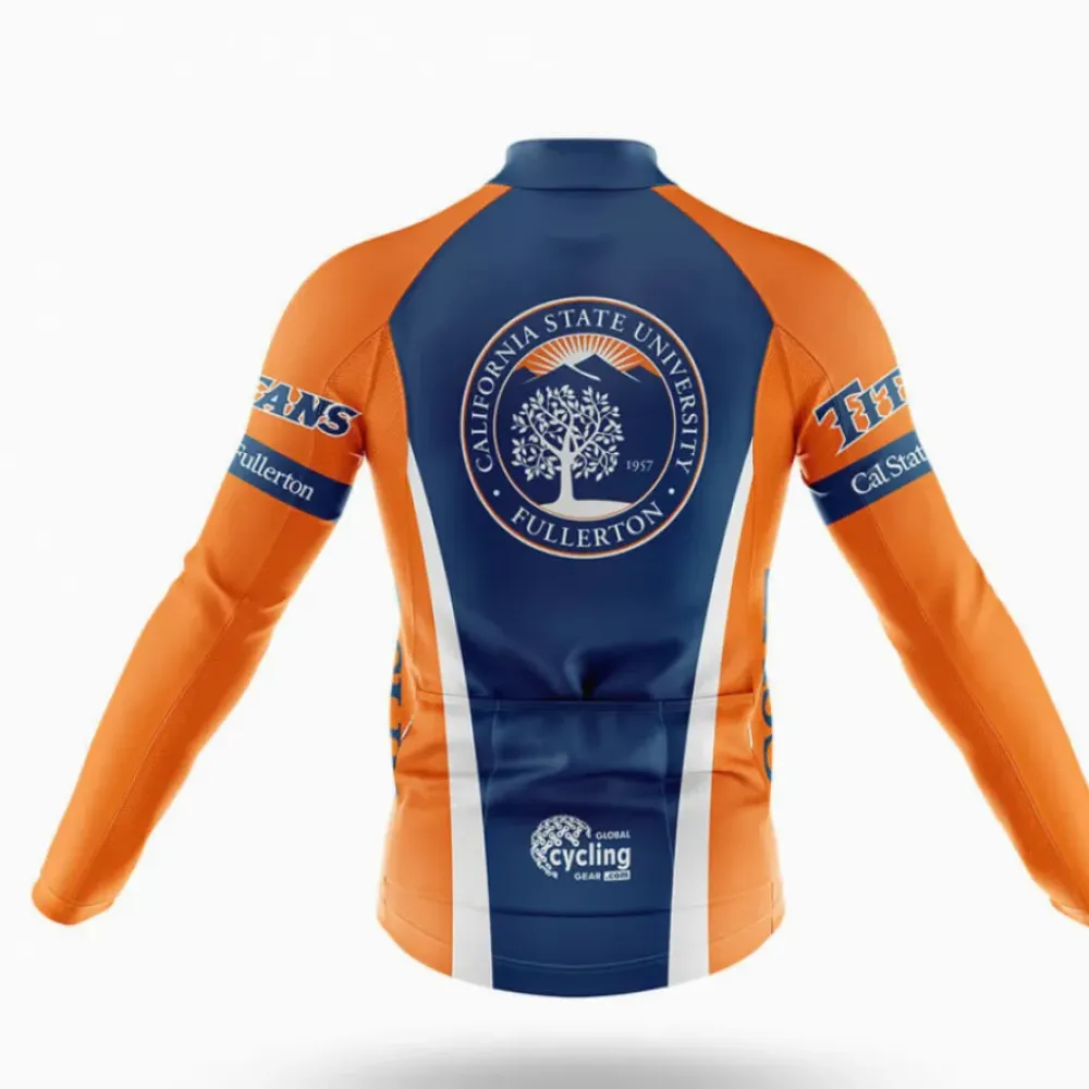 California State University Fullerton Cycling Kit Full Set Navy/Orange/White