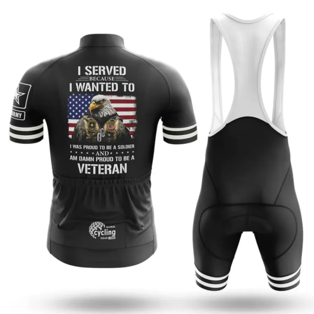Veteran Cycling Kit Patriotic Black/White/Red