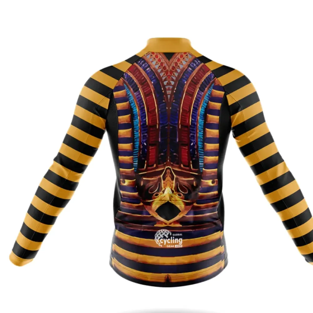 Pharaoh Long Sleeve Cycling Jersey Gold/Black/Brown