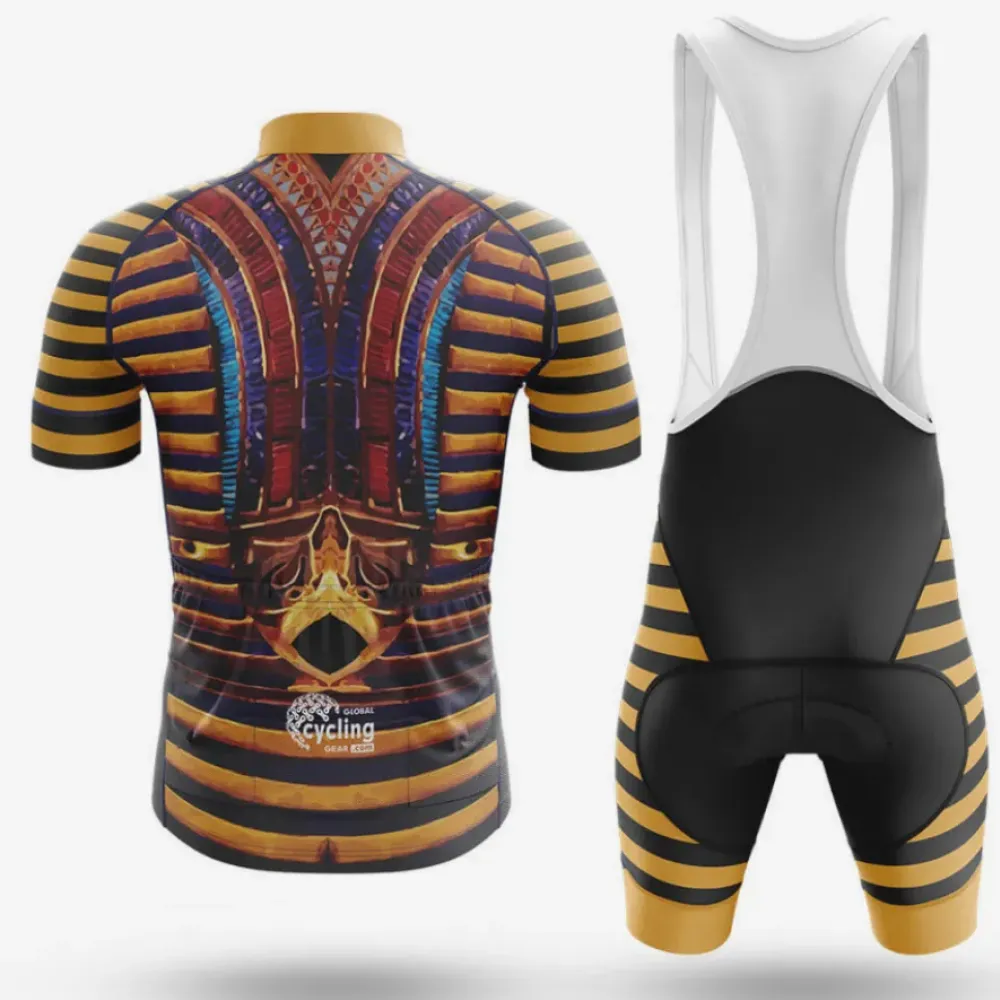 Pharaoh Long Sleeve Cycling Jersey Gold/Black/Brown