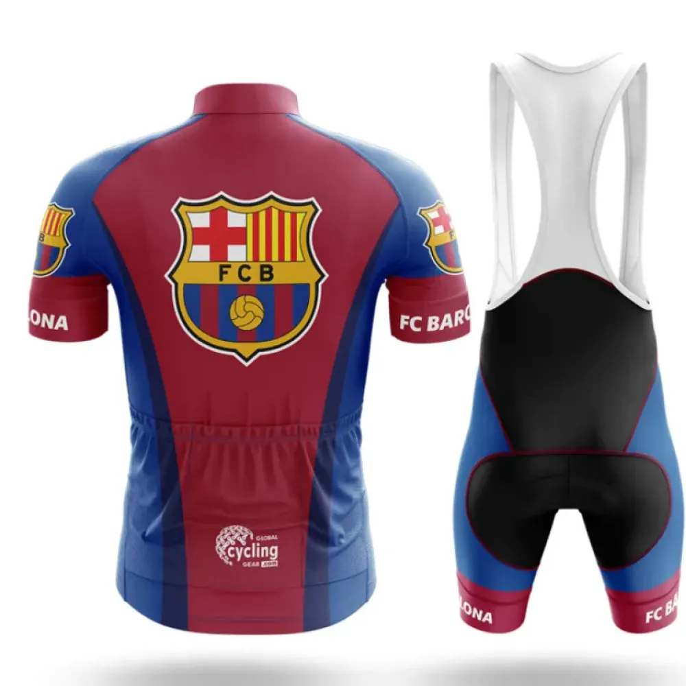 Barcelona Cycling Bibs Blaugrana Blue/Red/Black