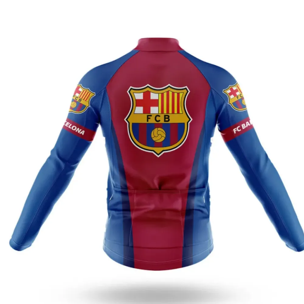 Barcelona Cycling Bibs Blaugrana Blue/Red/Black