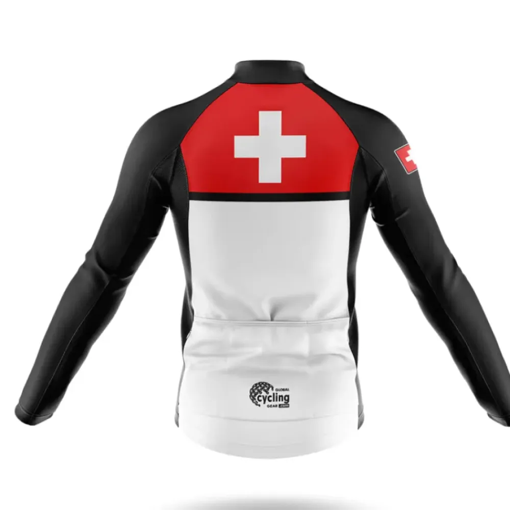 Switzerland S7 Cycling Kit Black/Red/White