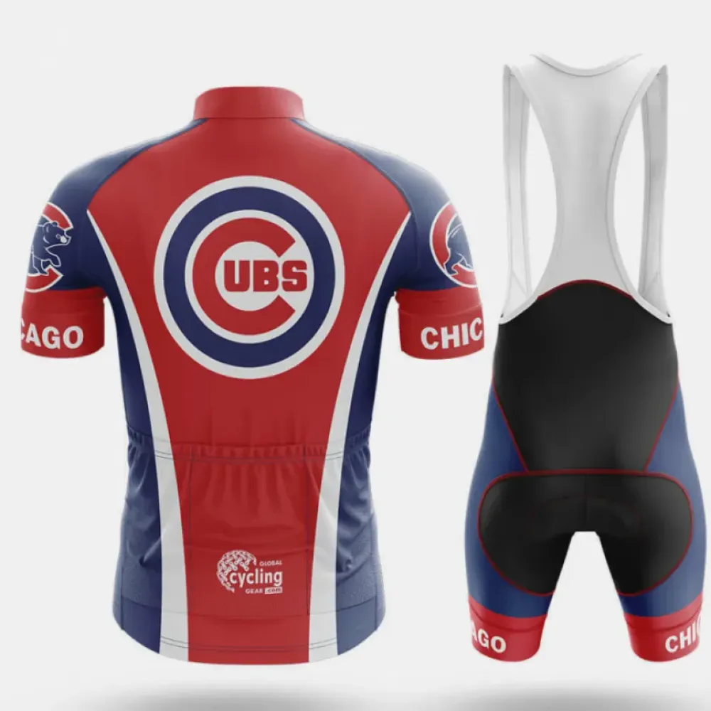 Chicago Cubs Cycling Jersey Little Bears Red/Blue/White