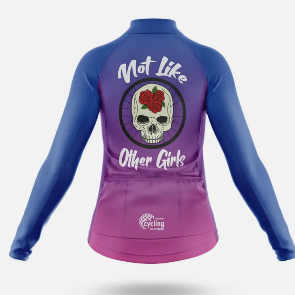 Not Like Other Girls Cycling Jersey Purple/Pink/Blue