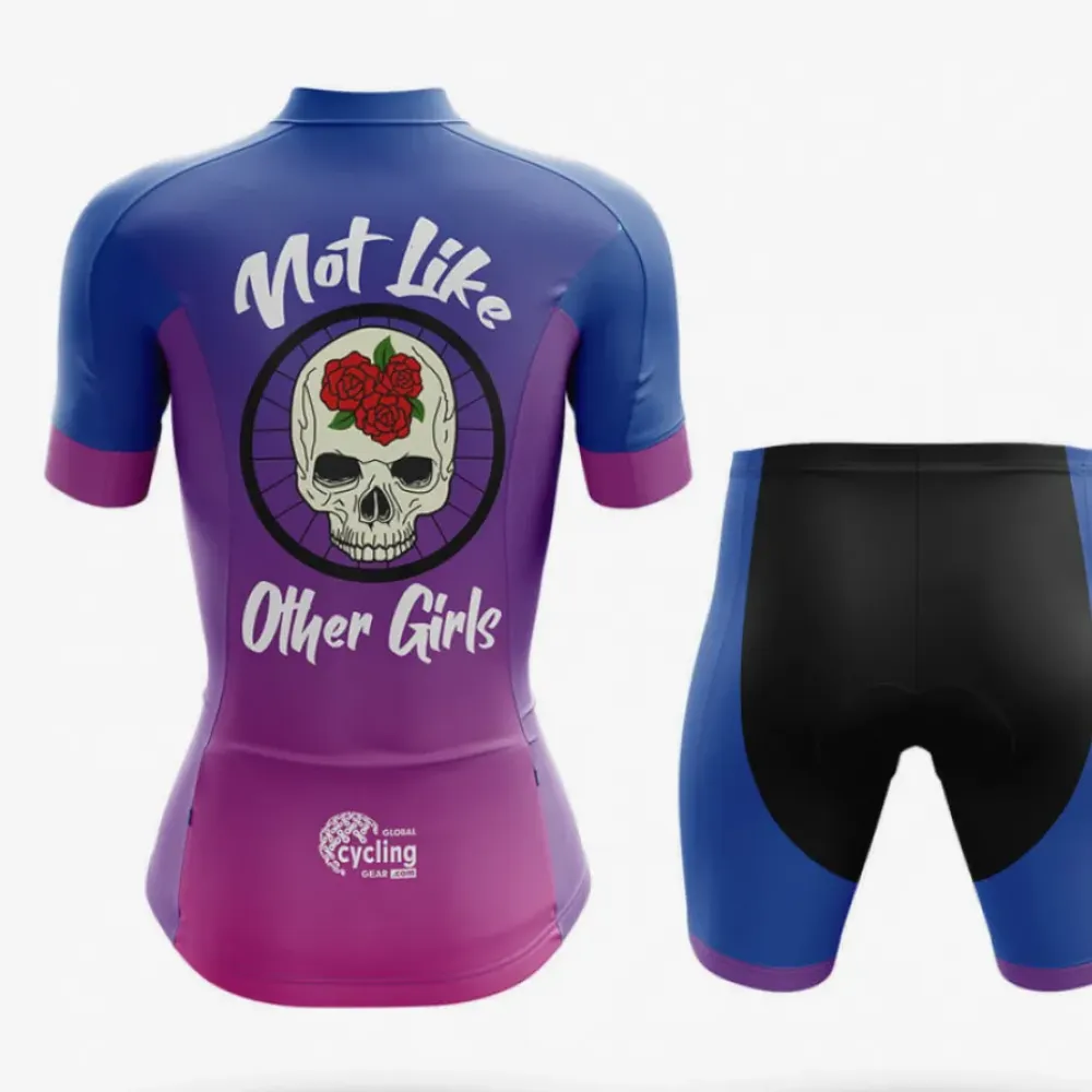 Not Like Other Girls Cycling Jersey Purple/Pink/Blue