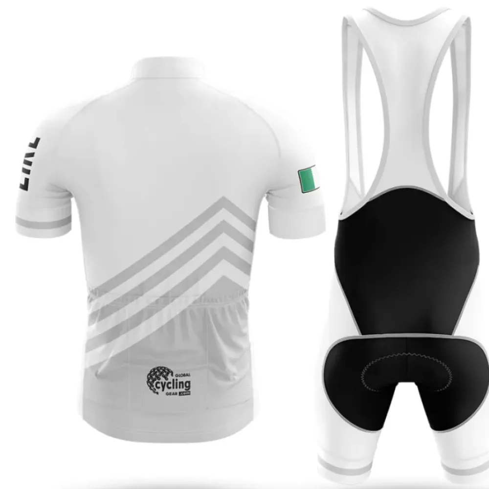 Éire S5 White/Grey/Ireland Flag Cycling Jersey
