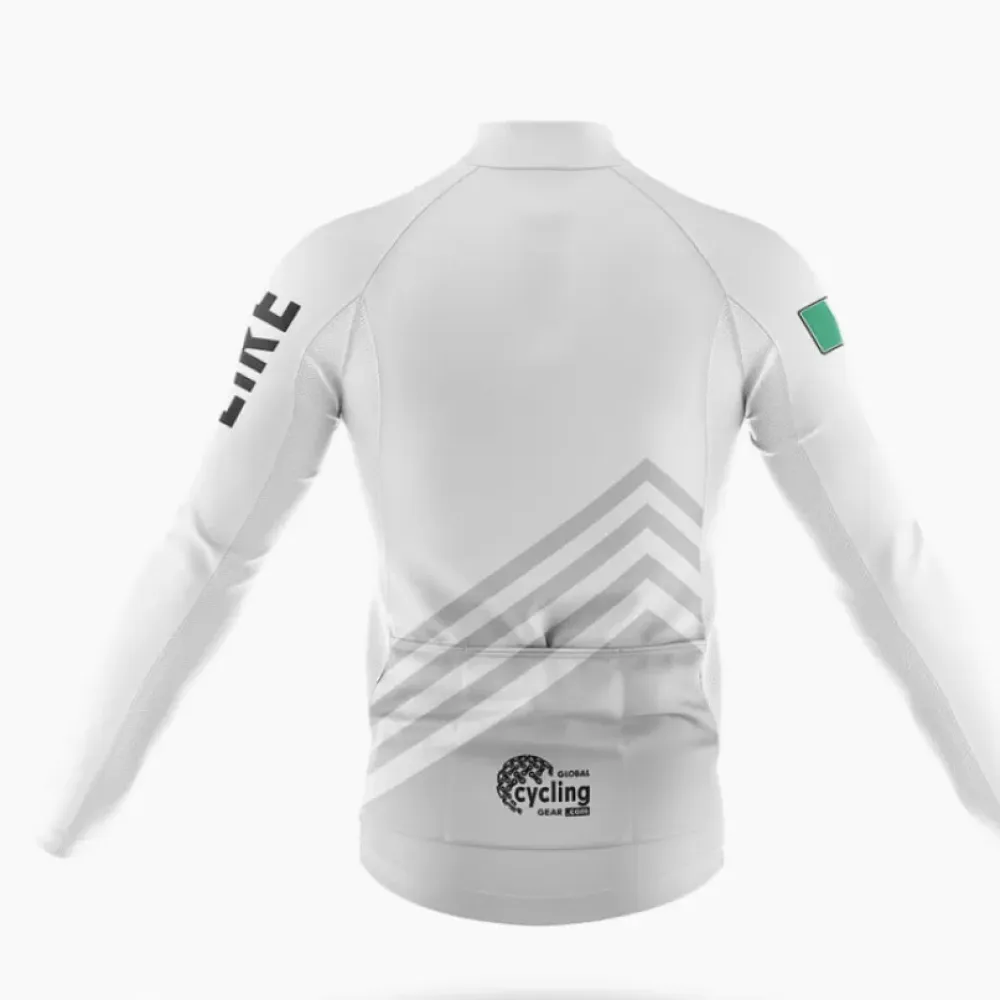 Éire S5 White/Grey/Ireland Flag Cycling Jersey