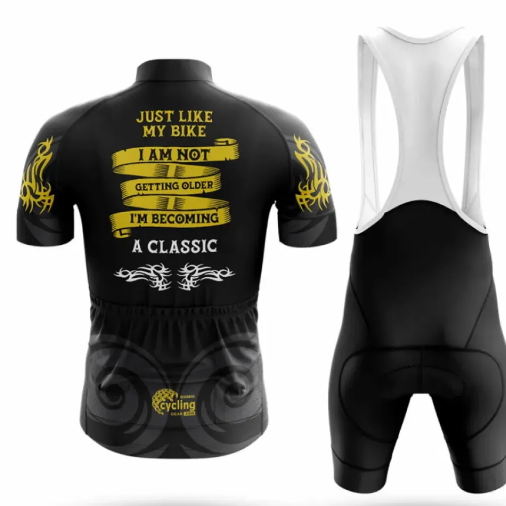 Cycling Kit Classic Black/Yellow/White