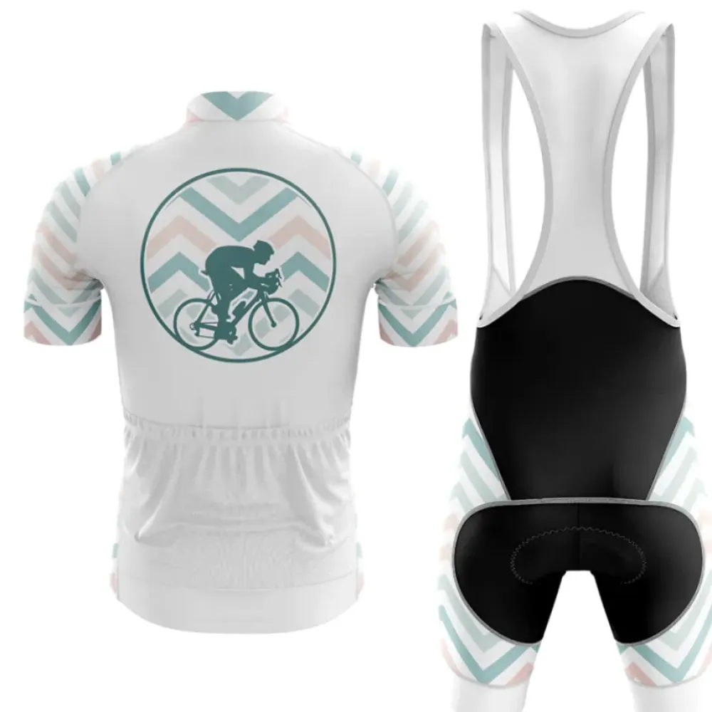 Therapy V7 Cycling Jersey White/Green/Pink