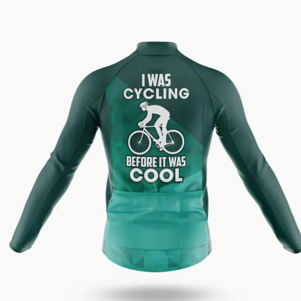 Cycling Jersey Cool Before It Was Teal/Black/Green
