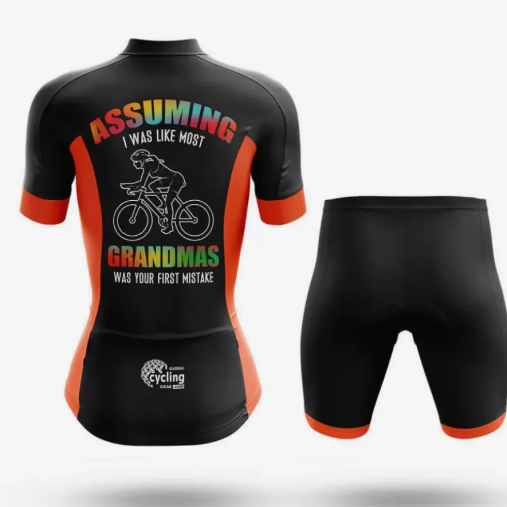 Assuming Grandmas Mistake Jersey Black/Orange/Grey