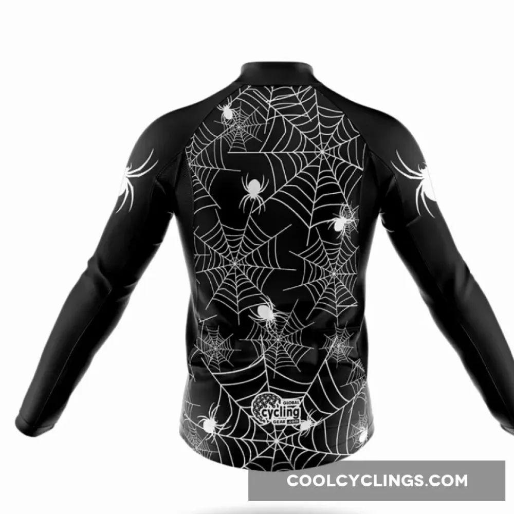 Spiderweb Cycling Kit Short Sleeve Jersey Black/White/Grey
