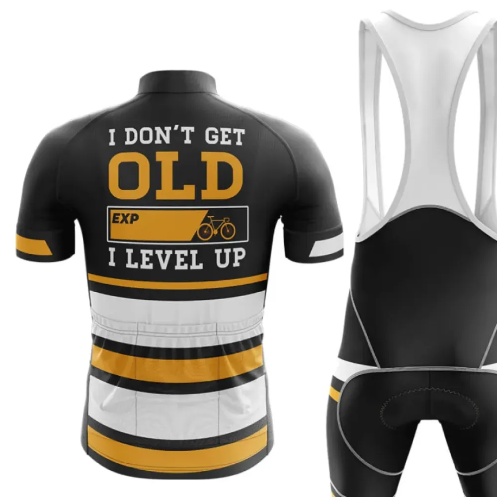 EXP Cycling Jersey Level Up Black/Gold/White