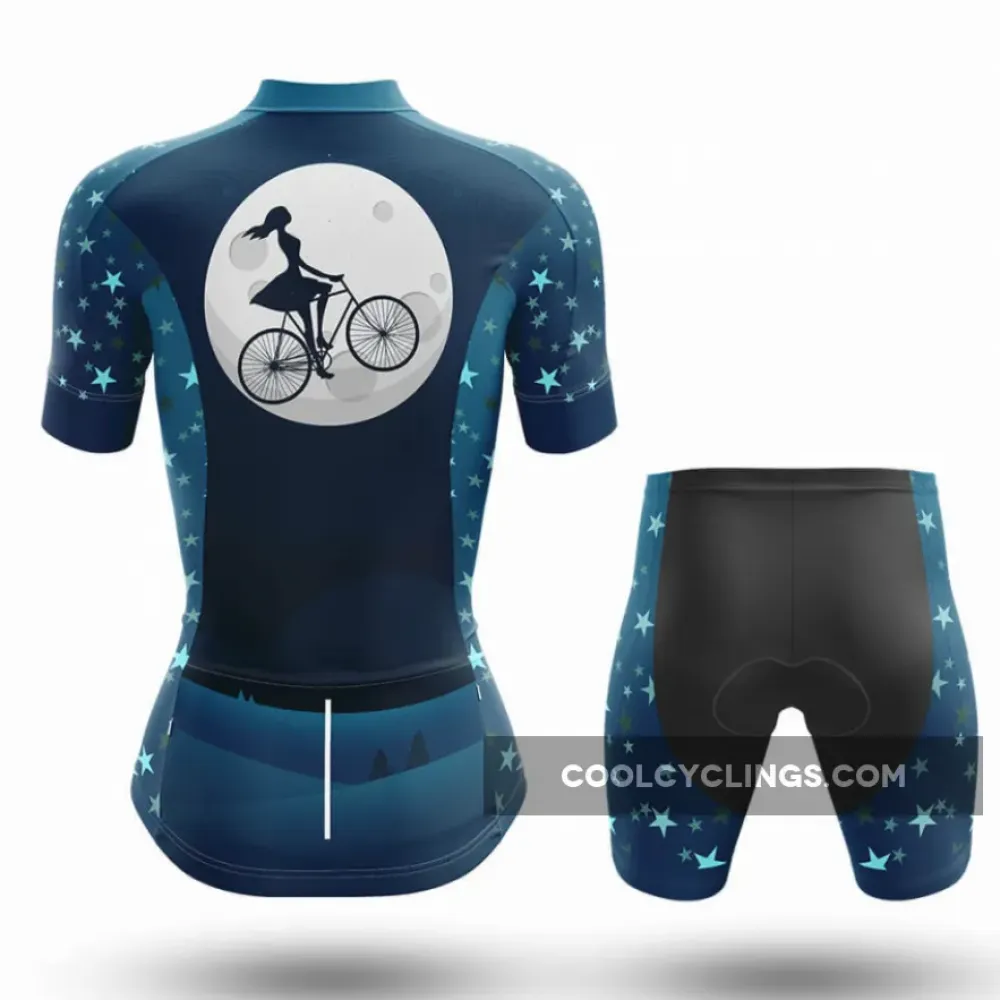 Moon Women Cycling Kit Stars Blue/Black/Grey