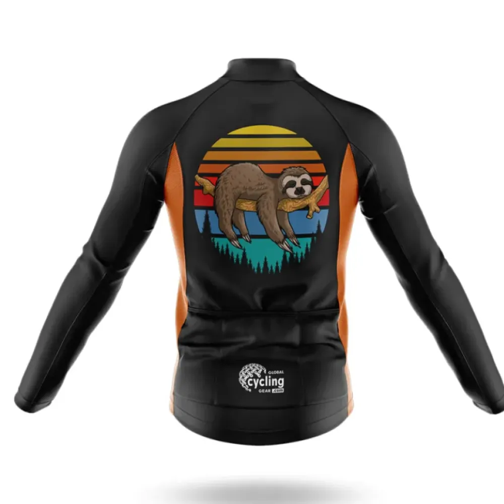 Cycling Kit Retro Sloth Black/Orange/Grey