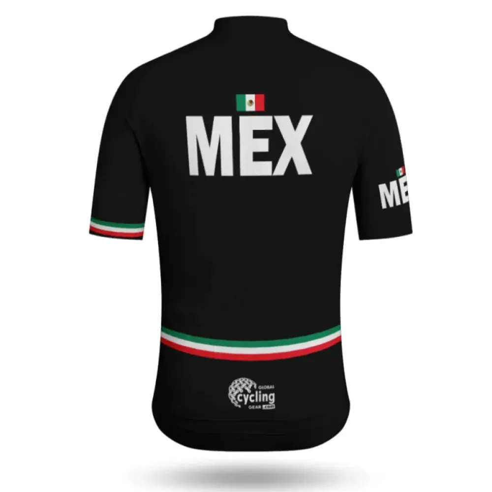 Mexico Premium Cycling Jersey Black/Green/Red