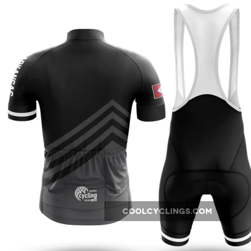 Arkansas S4 Cycling Bibs Black/White/Red