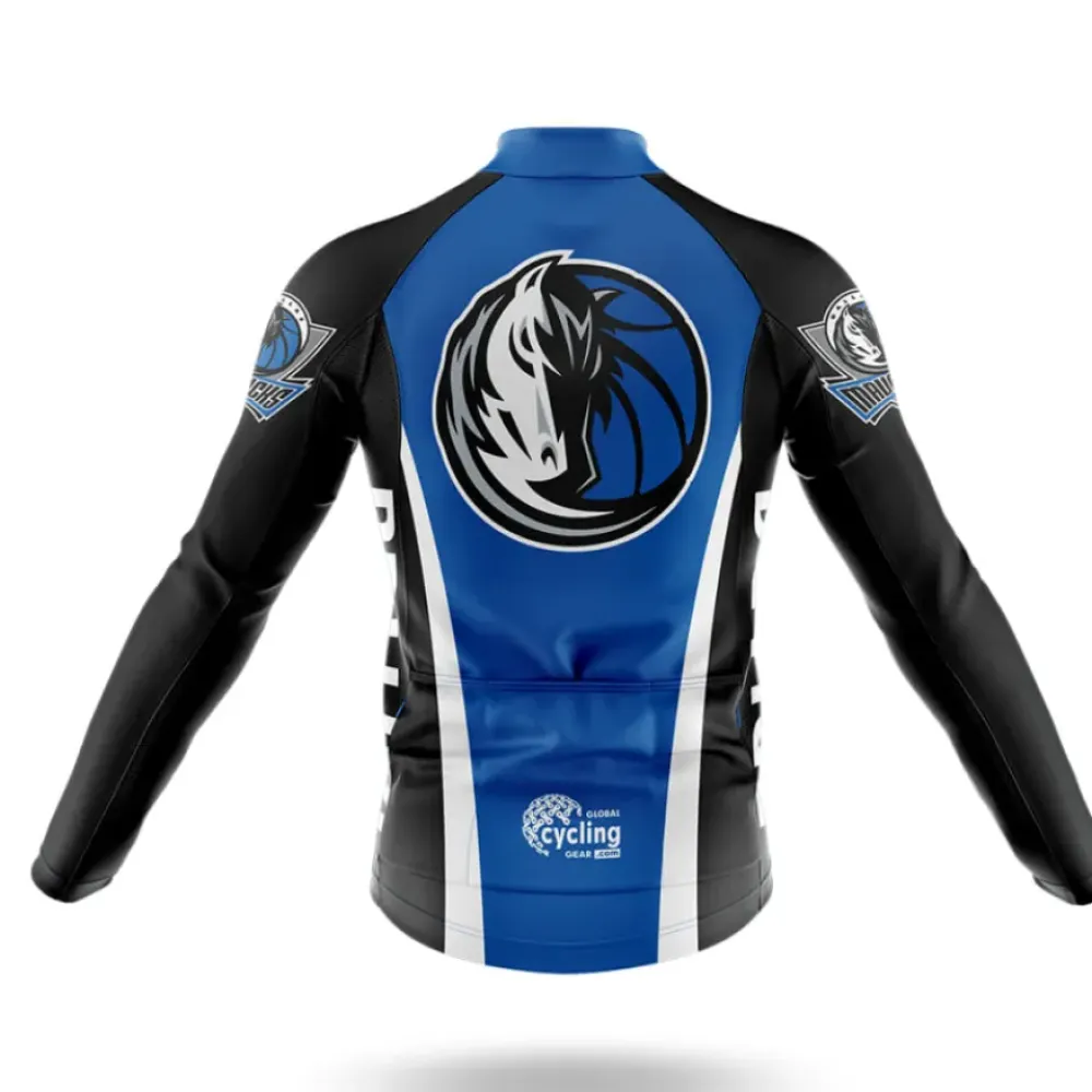 Dallas Mavericks Cycling Bibs Breathable Blue/Black/White