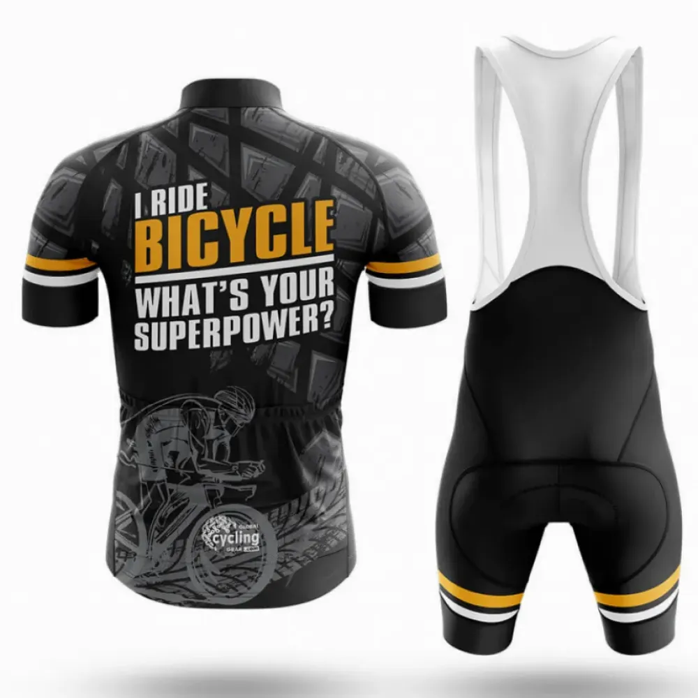 Cycling Superpower Kit Superbike Black/Yellow/White