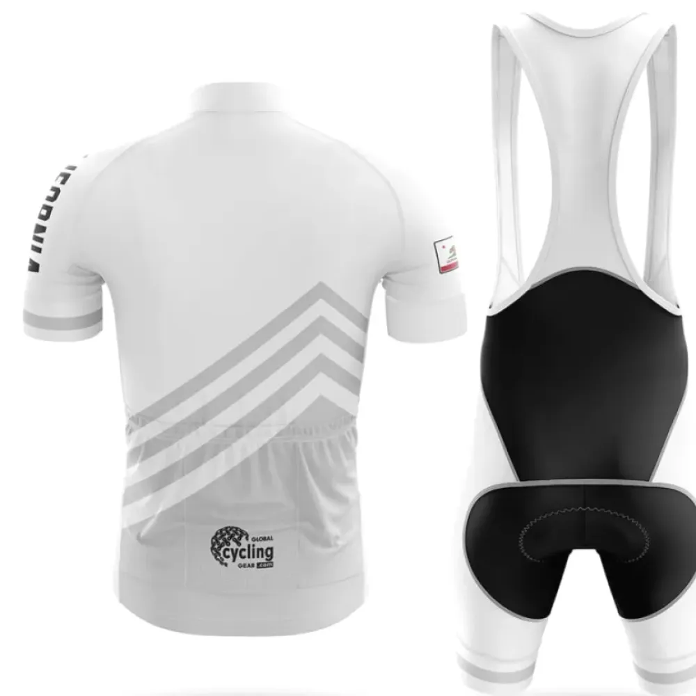 California S4 Cycling Kit Full Set White/Black/Grey