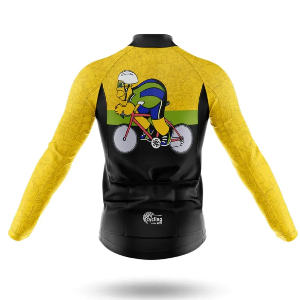 Cartoon Cycling Jersey Yellow/Green/Black