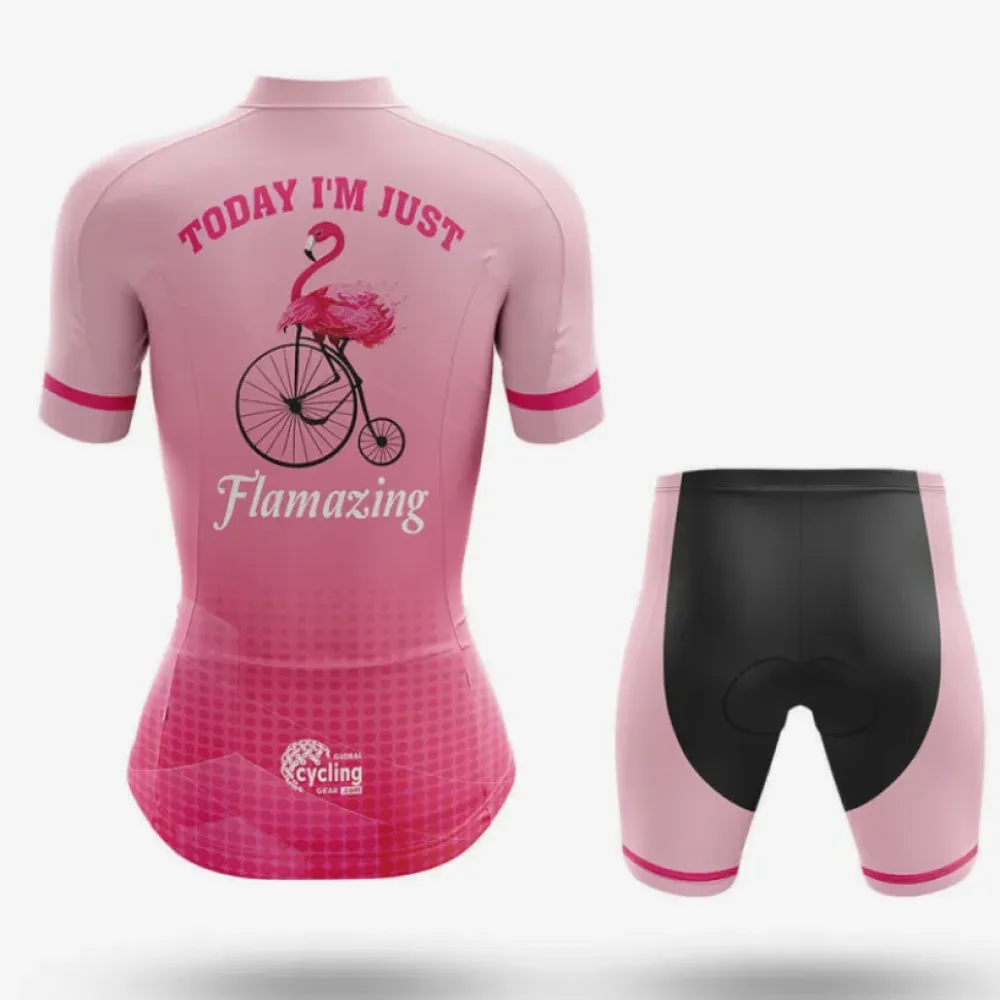 Flamazing Women's Cycling Jersey Pink/Purple/White