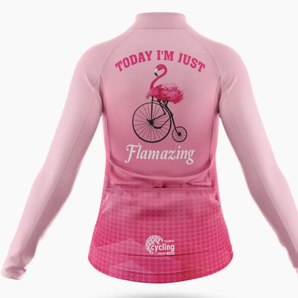 Flamazing Women's Cycling Jersey Pink/Purple/White