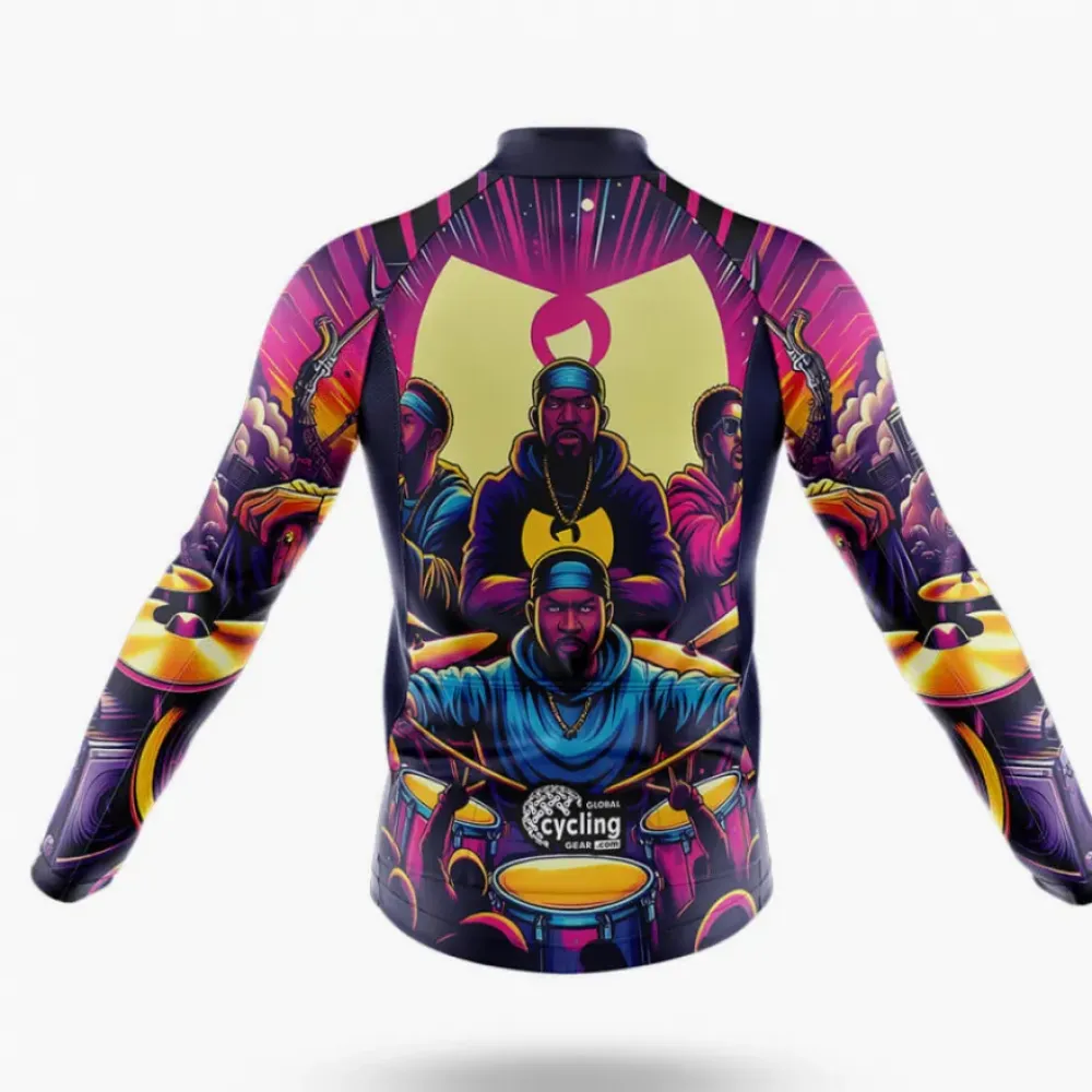 Wu Tang Cycling Kit Unique Design Purple/Yellow/Black