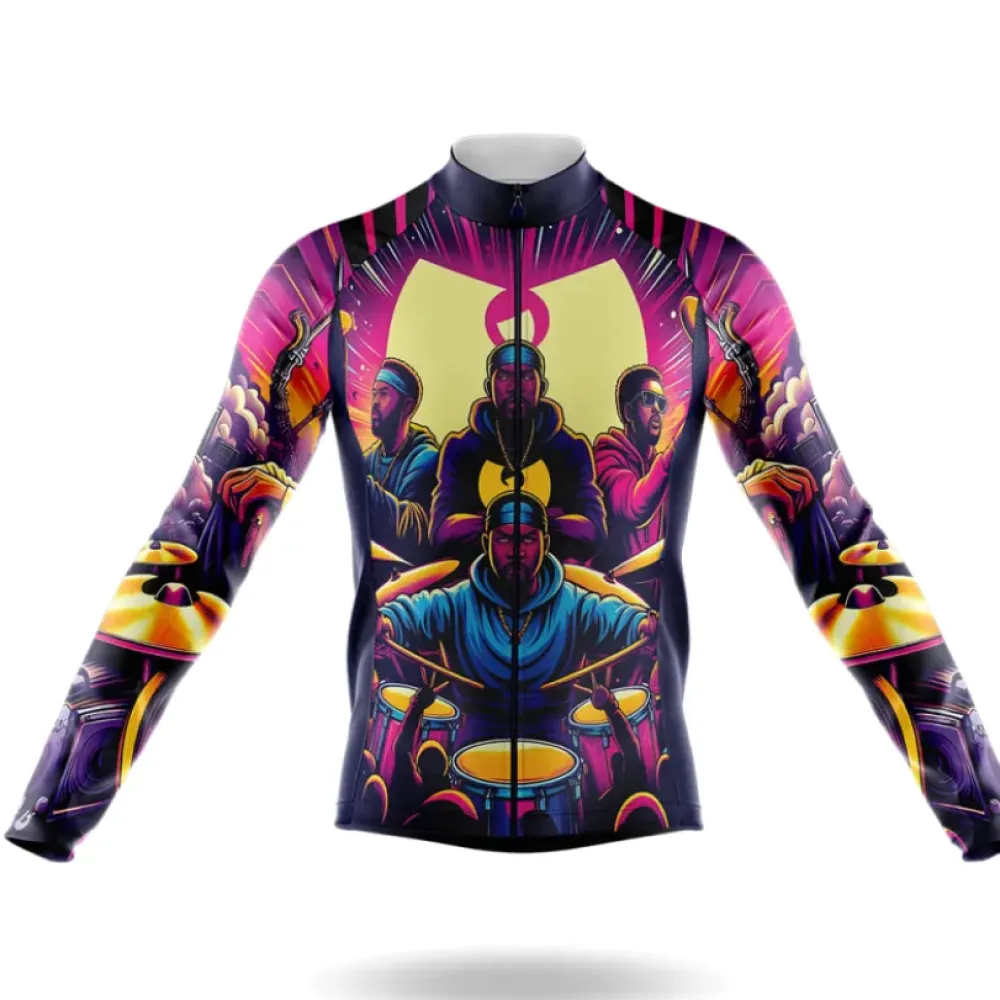Wu Tang Cycling Kit Unique Design Purple/Yellow/Black