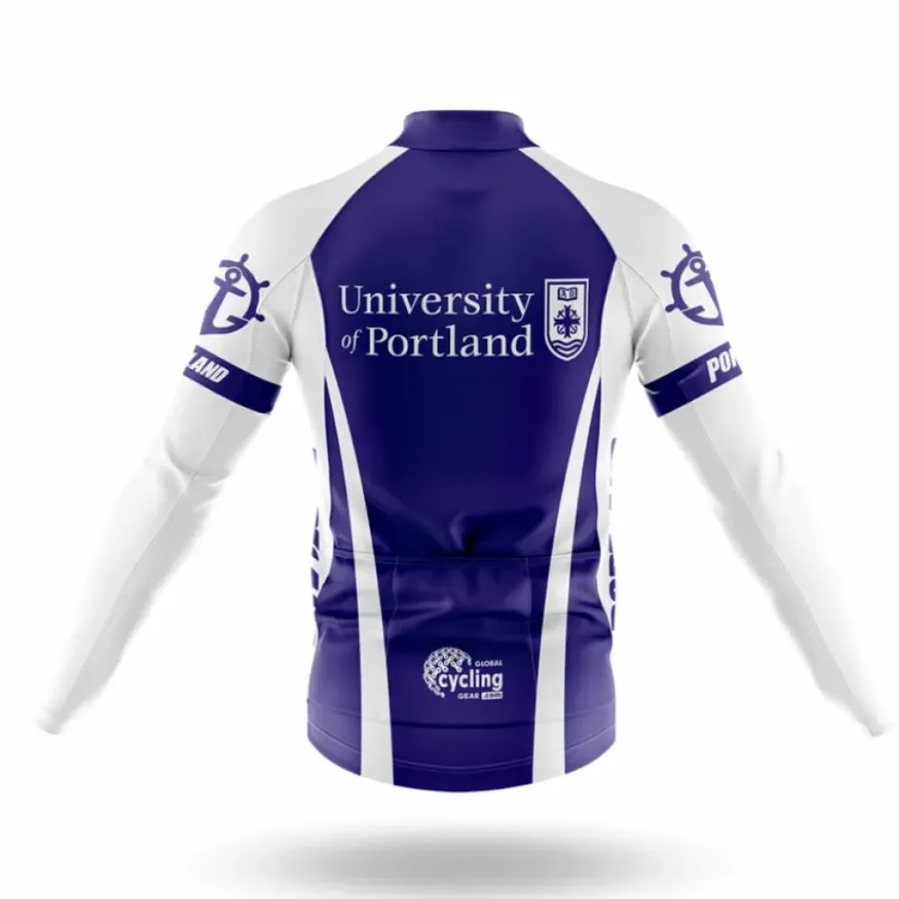 Portland Cycling Jersey University Blue/White/Purple