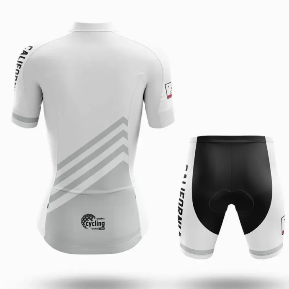 California S4 Cycling Jersey White/Grey/Black