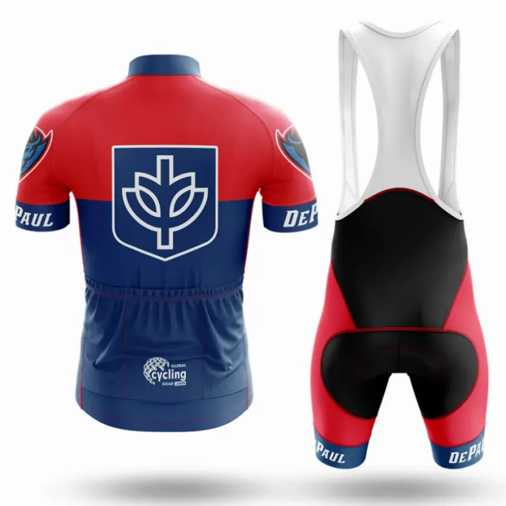 DePaul University Cycling Jersey Modern Navy/Red/Blue