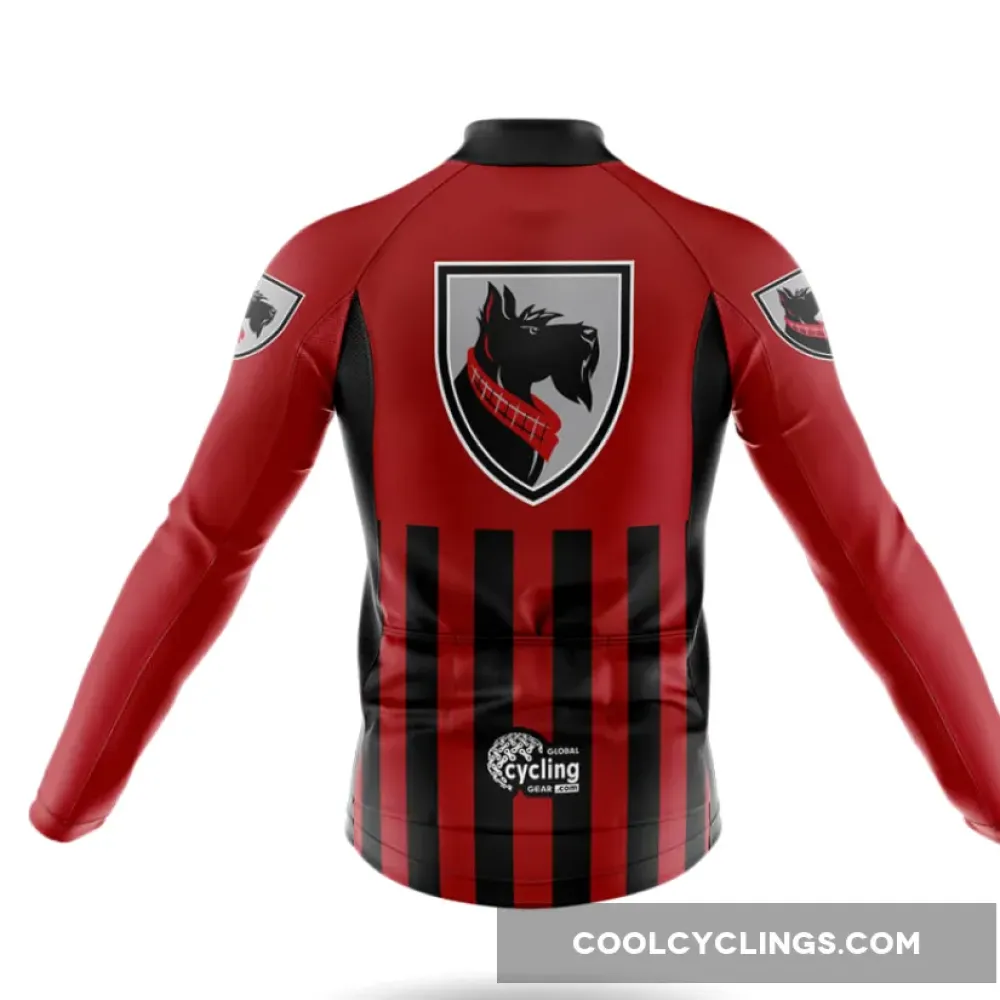 Carnegie Mellon University Cycling Jersey American Flag Red/Black/White