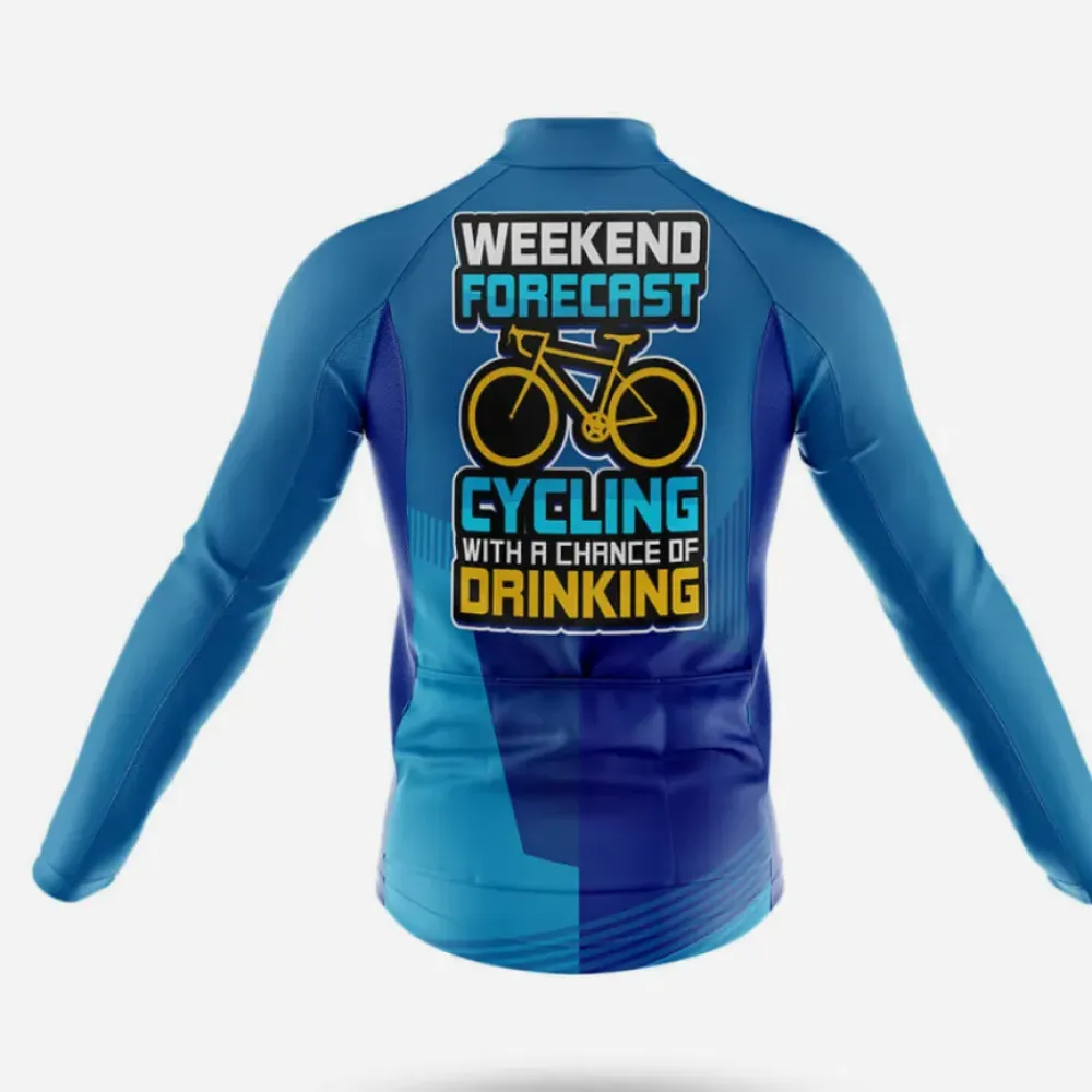 Cycling Weekend Forecast Cycling Kit Blue/White/Grey