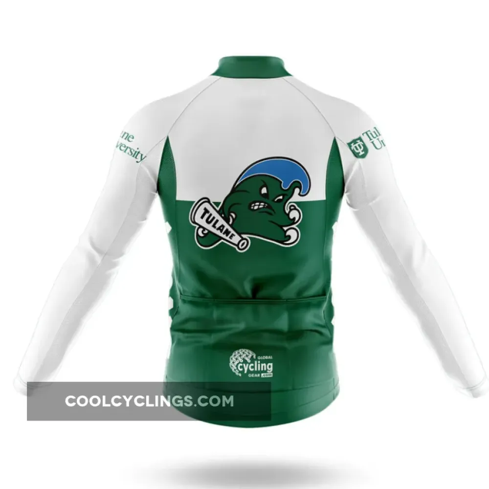 Tulane University Cycling Jersey Unique Design Green/White/Black