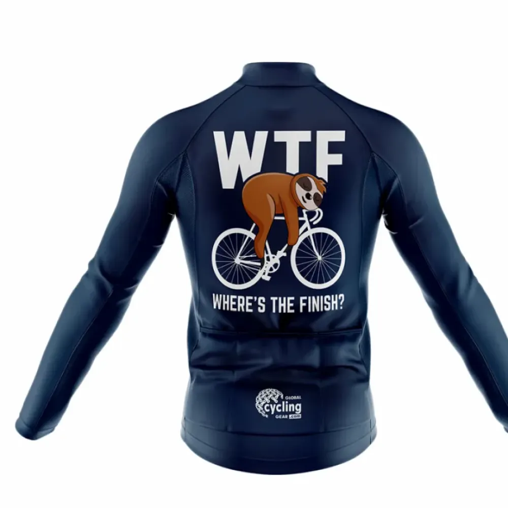 WTF Cycling Bibs Ver.2 Breathable Navy/White/Blue