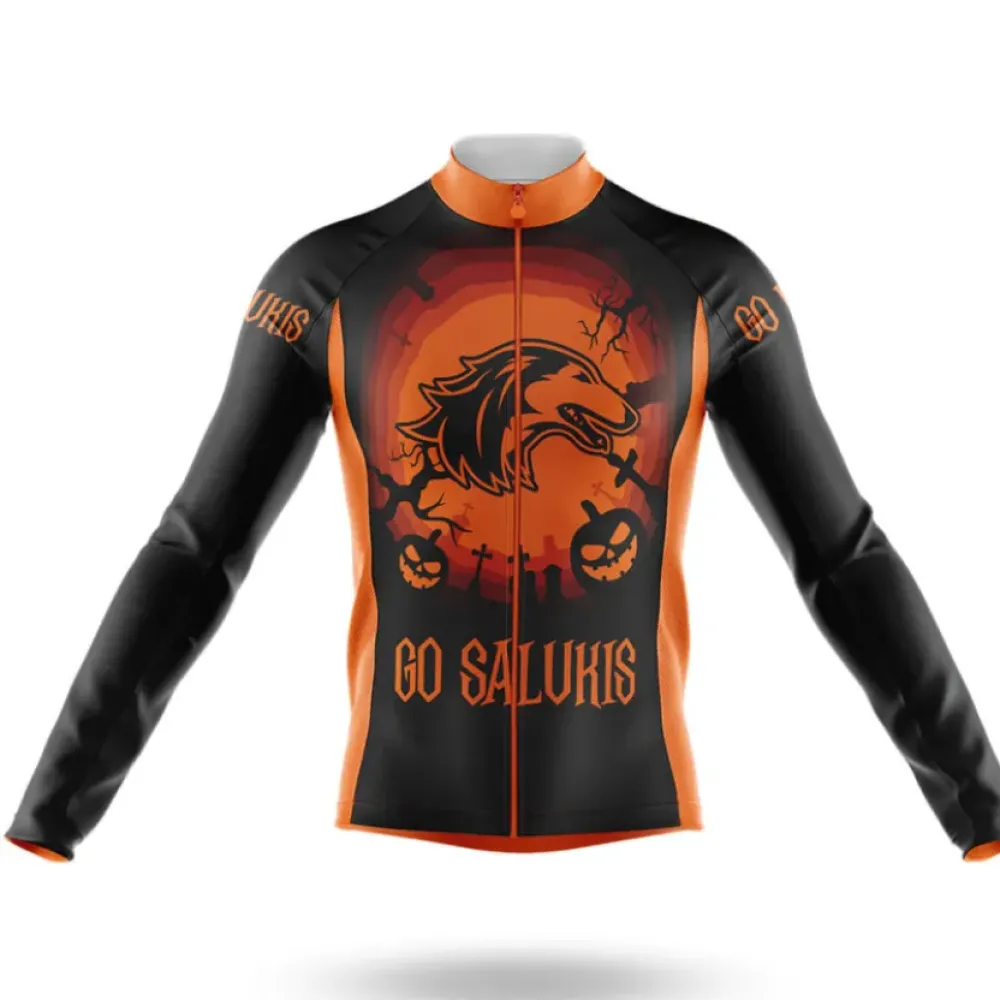 Southern Illinois University Carbondale Cycling Bibs Halloween Orange/Black/White