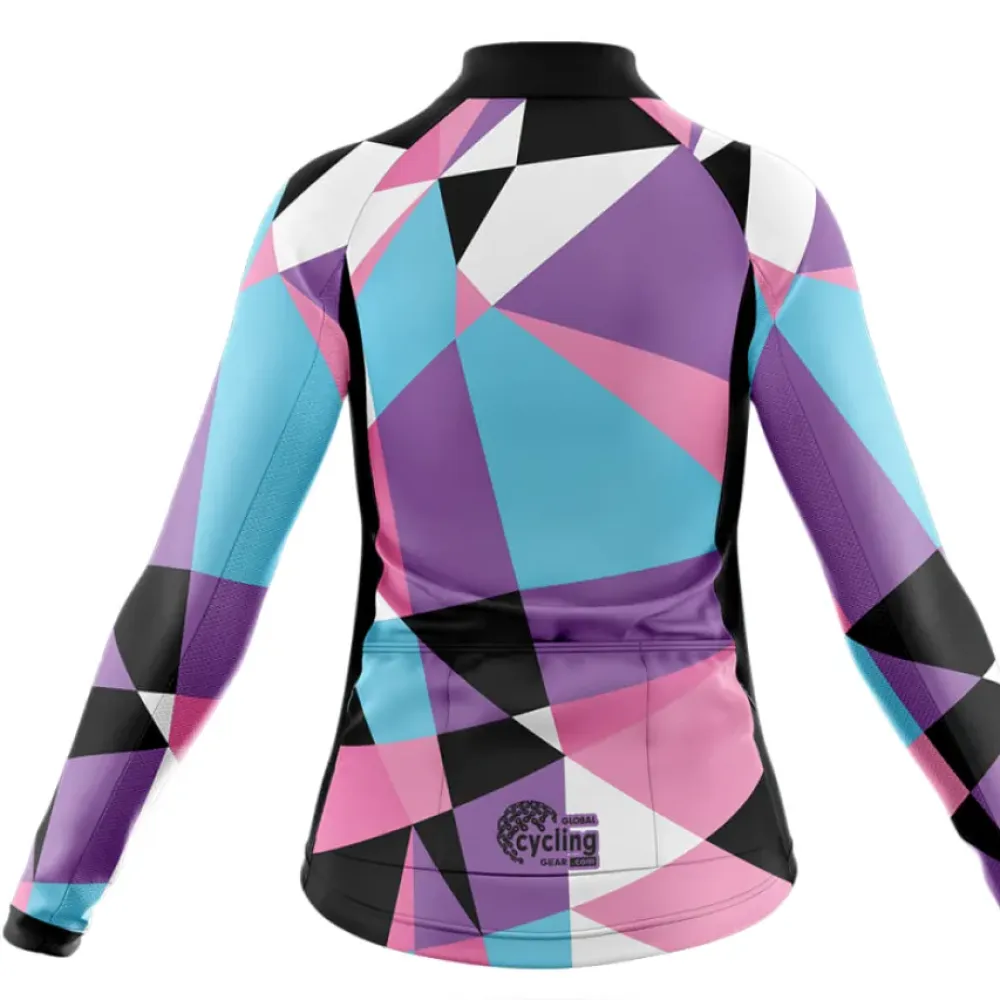 Lollipop Women's Cycling Shorts Pink/Light Blue/Purple