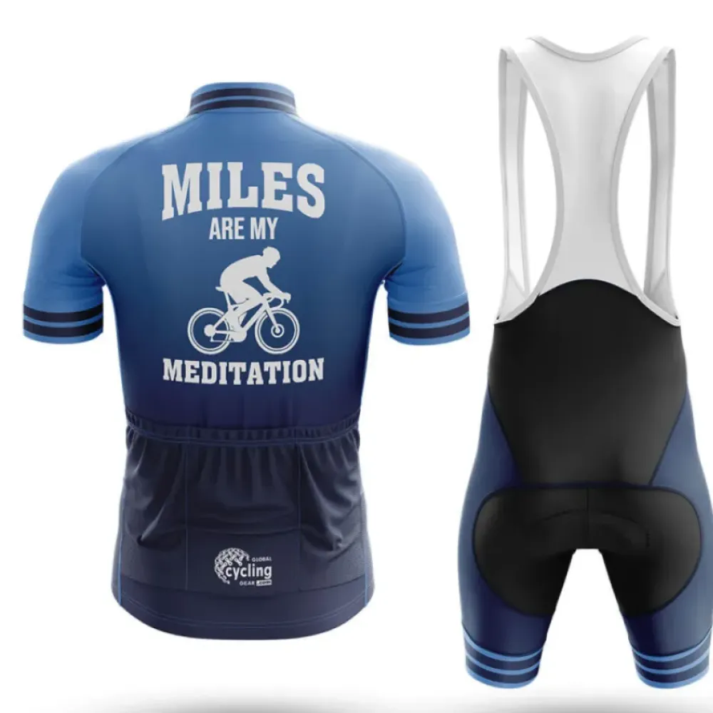 Cycling Kit Meditation Blue/White/Navy
